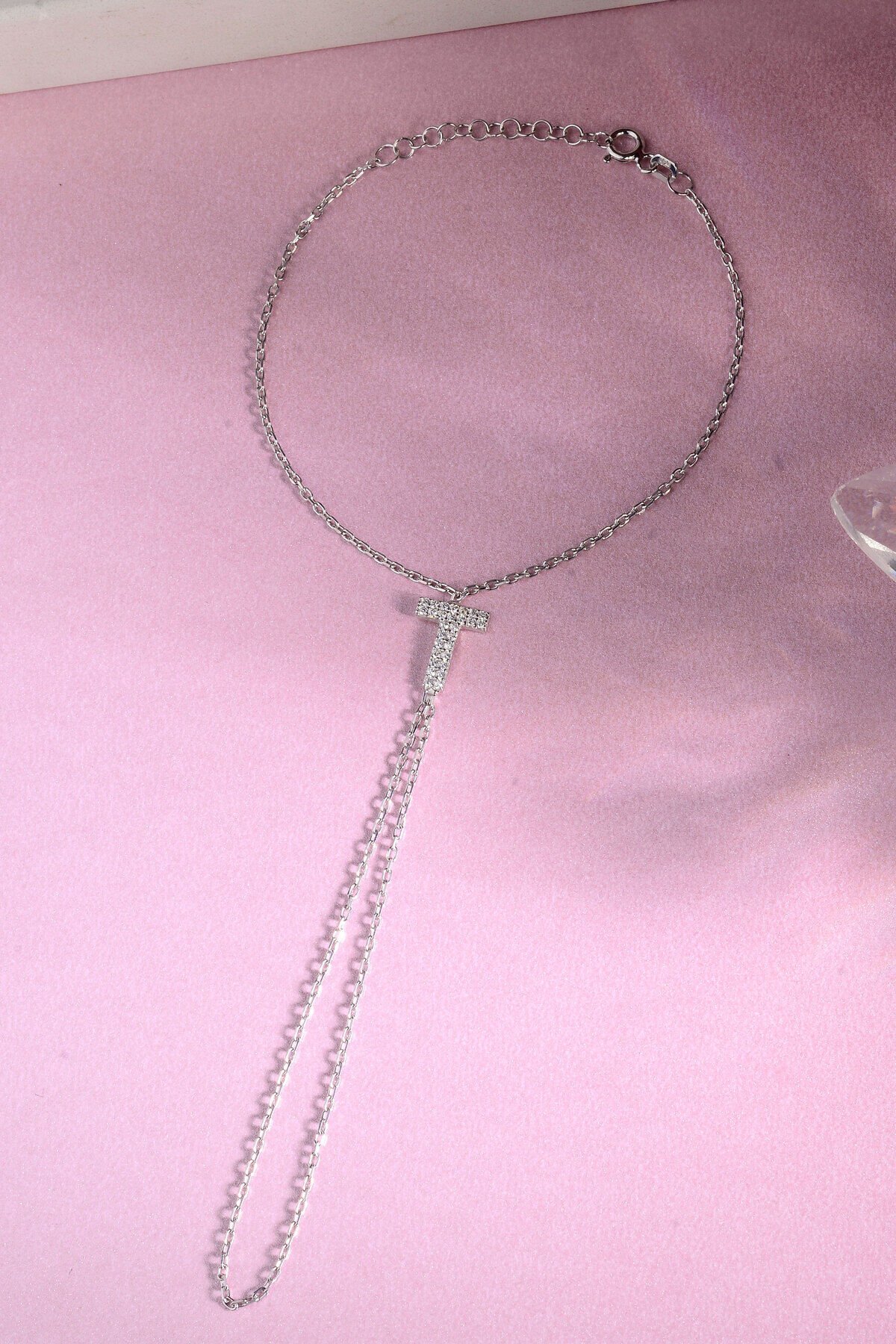 925 AYAR GÜMÜŞ ÜZERİ ALTIN KAPLAMA T HARFLİ ŞAHMERAN