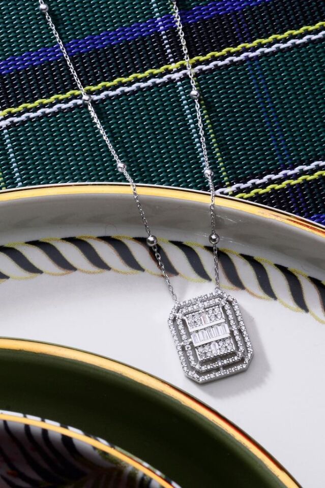 925 Ayar Gümüş Üçlü Baget Kesim Gümüş Bileklik