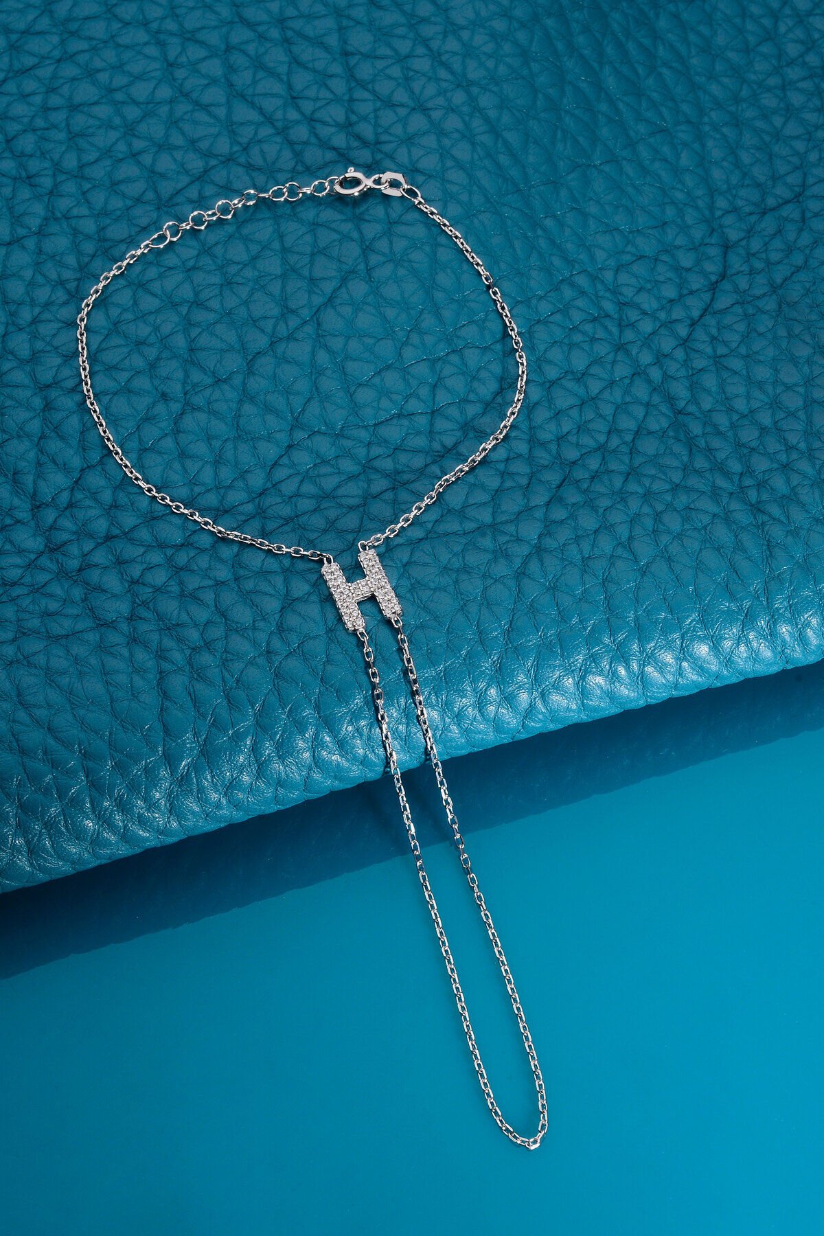 925 AYAR GÜMÜŞ ÜZERİ ALTIN KAPLAMA H HARFLİ ŞAHMERAN