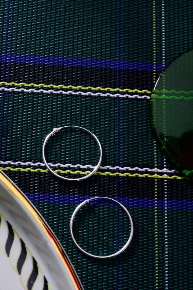925 Ayar Gümüş Halka Küpe 1,2 mm - 2,5 mm