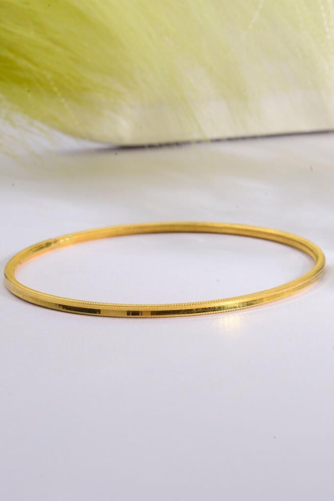 925 Ayar Gümüş 22 Ayar Altın Kaplama 15 Gram Ajda Bilezik