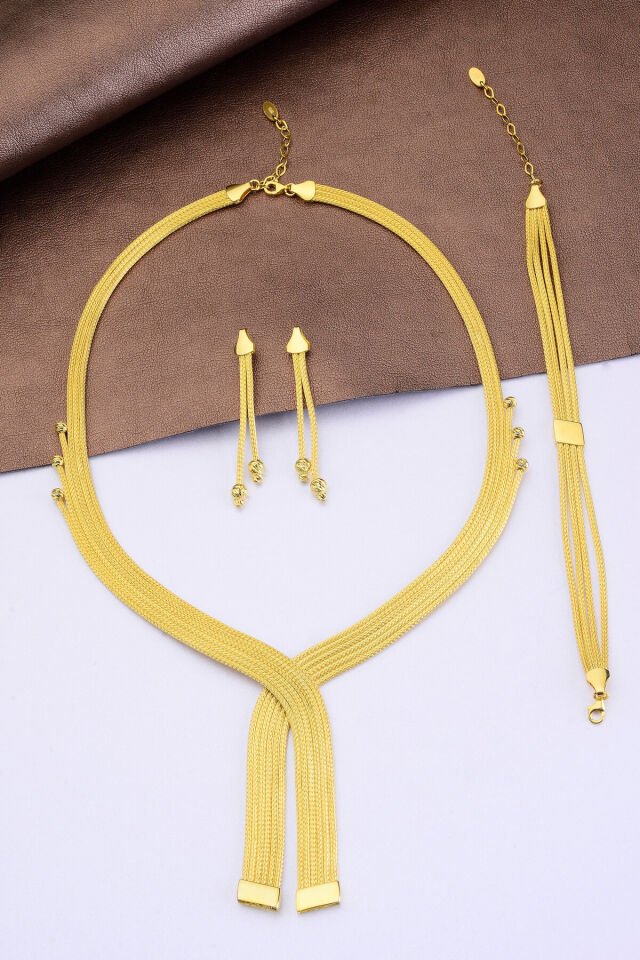 925 Ayar Gümüş 6 Sıra Trabzon Hasırı Set