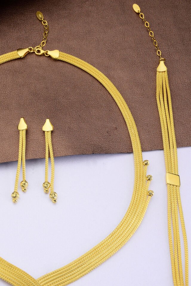 925 Ayar Gümüş 6 Sıra Trabzon Hasırı Set