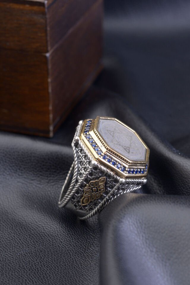 HZ SÜLEYMAN MÜHRÜ 925 AYAR GÜMÜŞ ERKEK YÜZÜK