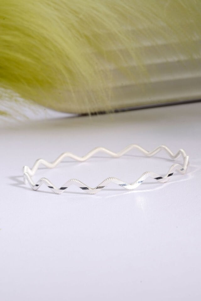 925 Ayar Gümüş Zikzak Ajda