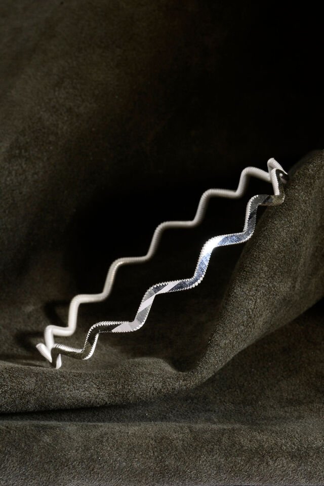 925 Ayar Gümüş Zikzak Ajda