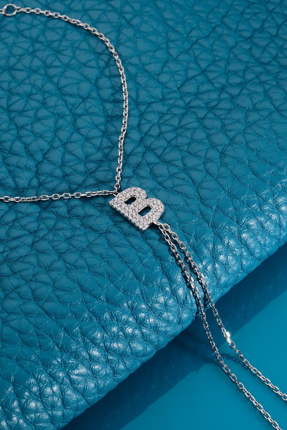 925 AYAR GÜMÜŞ ÜZERİ ALTIN KAPLAMA B HARFLİ ŞAHMERAN