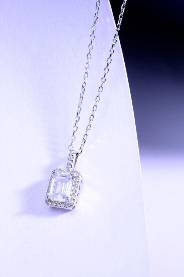 925 Ayar Gümüş Baget Kolye