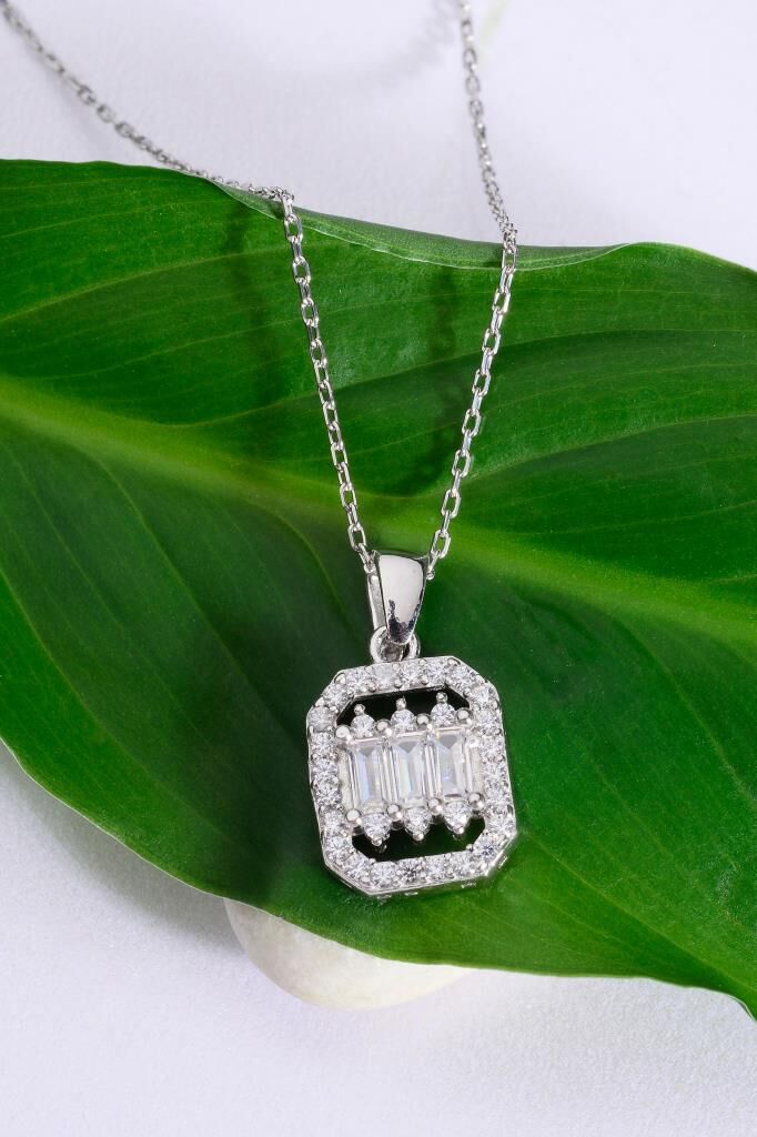 925 Ayar Gümüş Büyük Baget Kolye