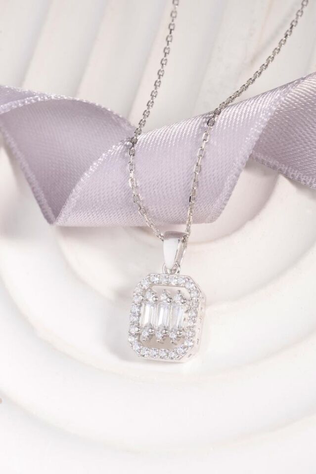 925 Ayar Gümüş Büyük Baget Kolye