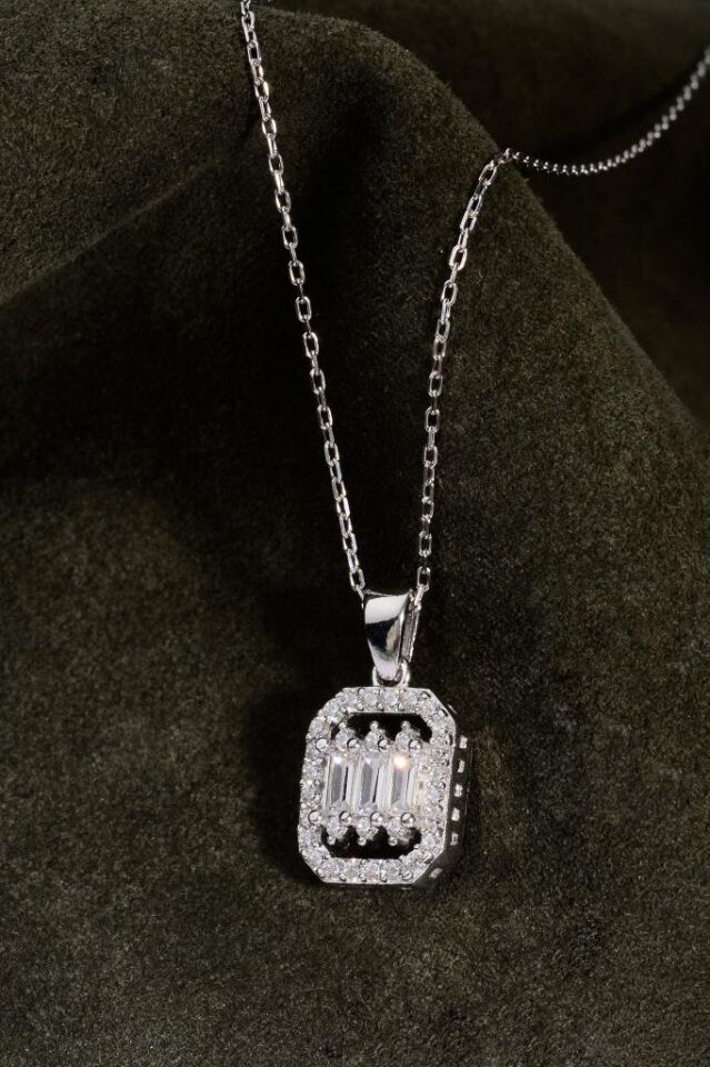 925 Ayar Gümüş Büyük Baget Kolye