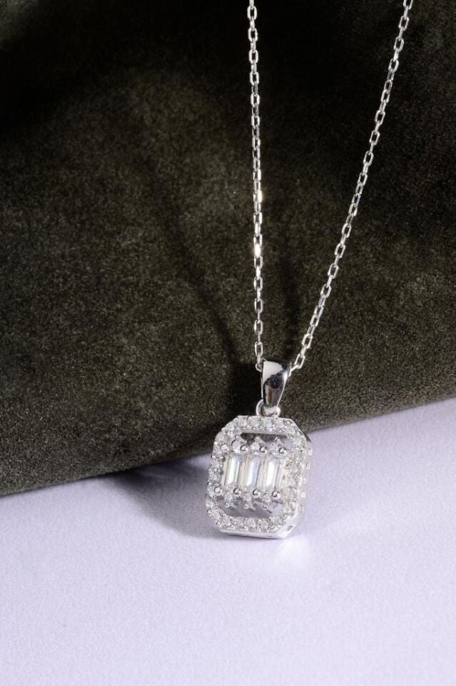 925 Ayar Gümüş Büyük Baget Kolye