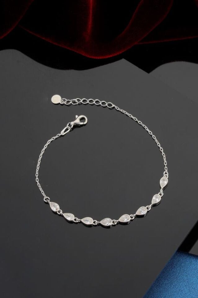 925 Ayar Gümüş Damla Bileklik