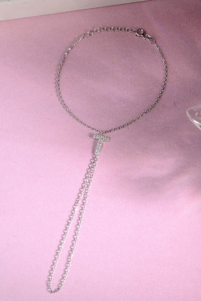 925 AYAR GÜMÜŞ ÜZERİ ALTIN KAPLAMA T HARFLİ ŞAHMERAN