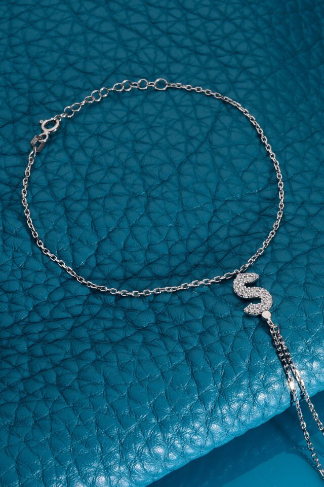 925 AYAR GÜMÜŞ ÜZERİ ALTIN KAPLAMA Ş HARFLİ ŞAHMERAN