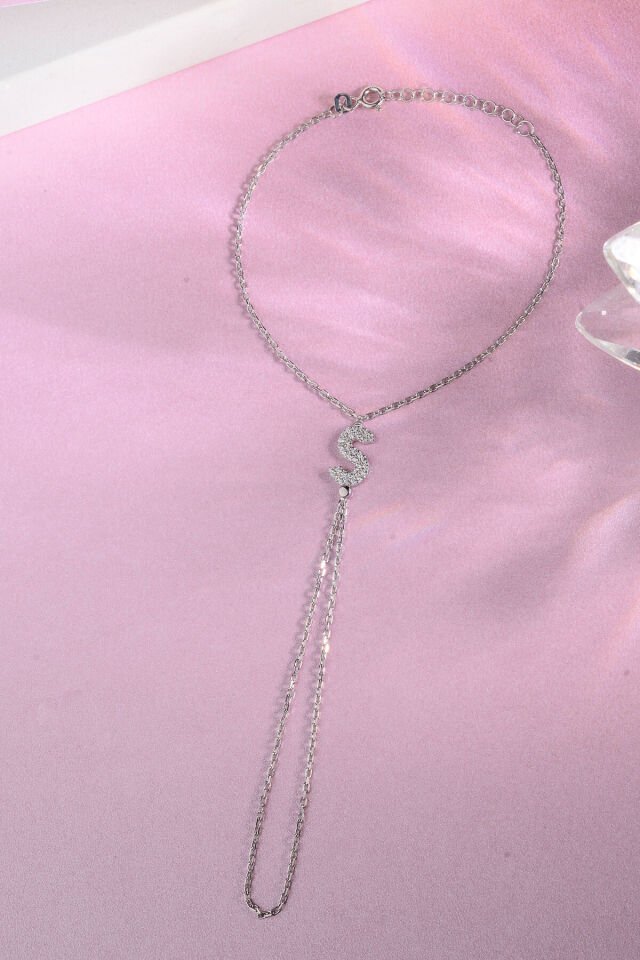 925 AYAR GÜMÜŞ ÜZERİ ALTIN KAPLAMA Ş HARFLİ ŞAHMERAN