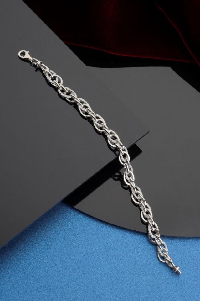 925 Ayar Gümüş Hallow Bileklik