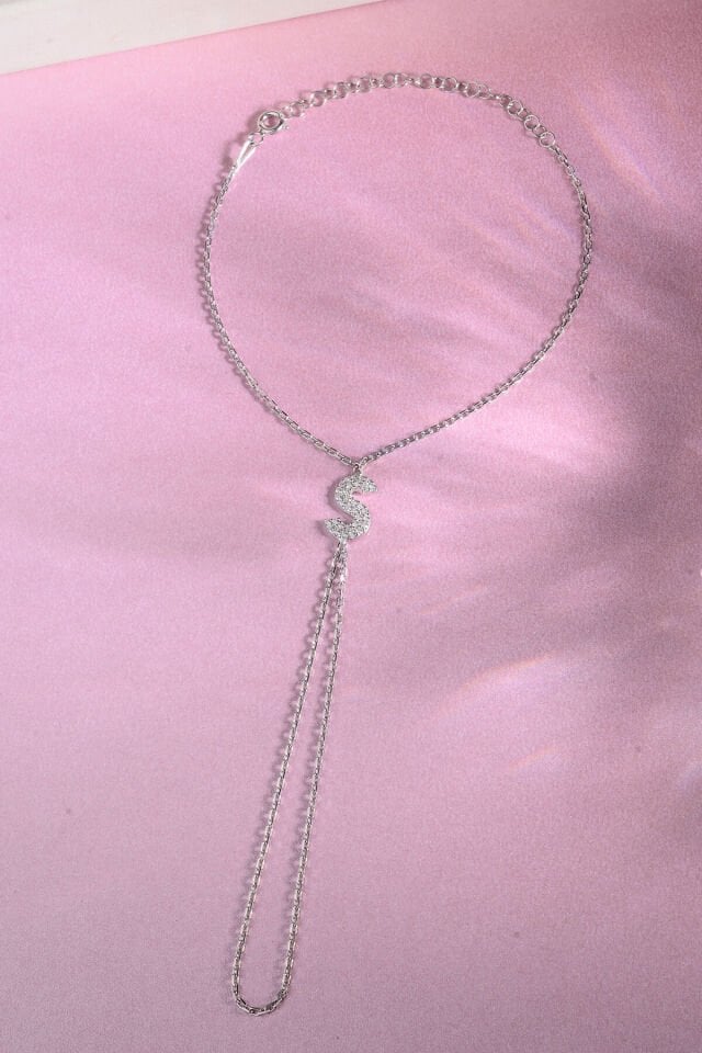 925 AYAR GÜMÜŞ ÜZERİ ALTIN KAPLAMA S HARFLİ ŞAHMERAN