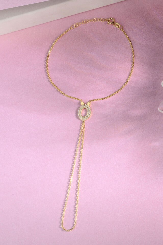 925 AYAR GÜMÜŞ ÜZERİ ALTIN KAPLAMA Ö HARFLİ ŞAHMERAN