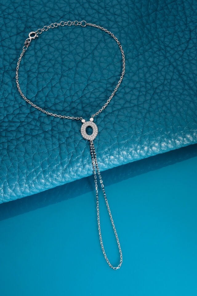 925 AYAR GÜMÜŞ ÜZERİ ALTIN KAPLAMA Ö HARFLİ ŞAHMERAN