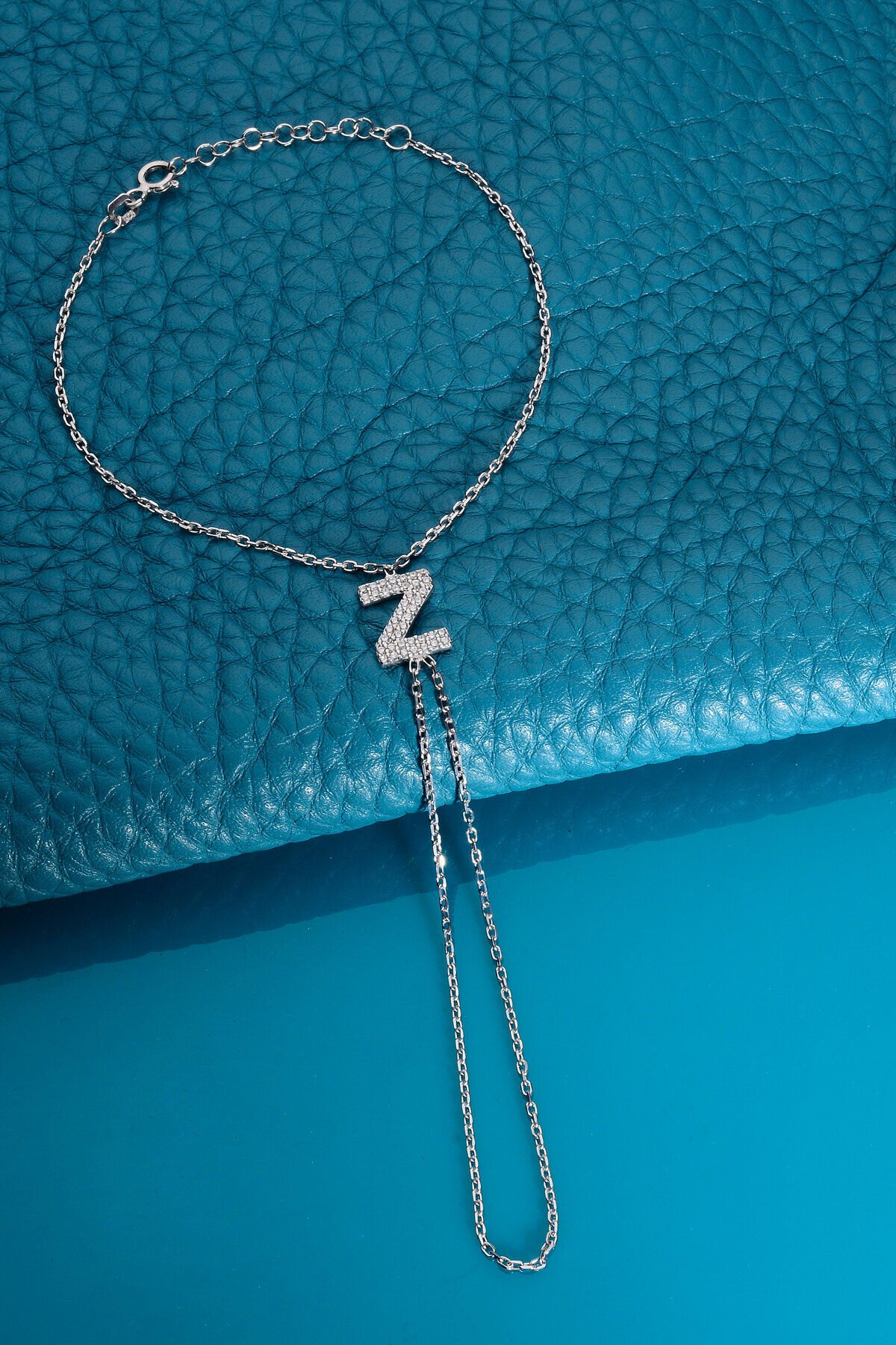 925 AYAR GÜMÜŞ ÜZERİ ALTIN KAPLAMA Z HARFLİ ŞAHMERAN