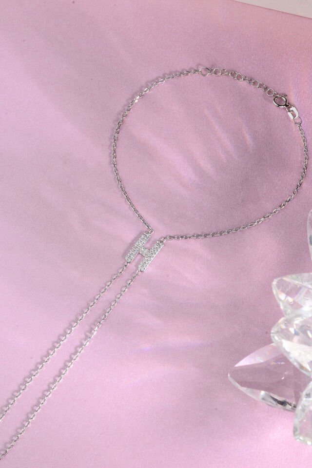 925 AYAR GÜMÜŞ ÜZERİ ALTIN KAPLAMA H HARFLİ ŞAHMERAN