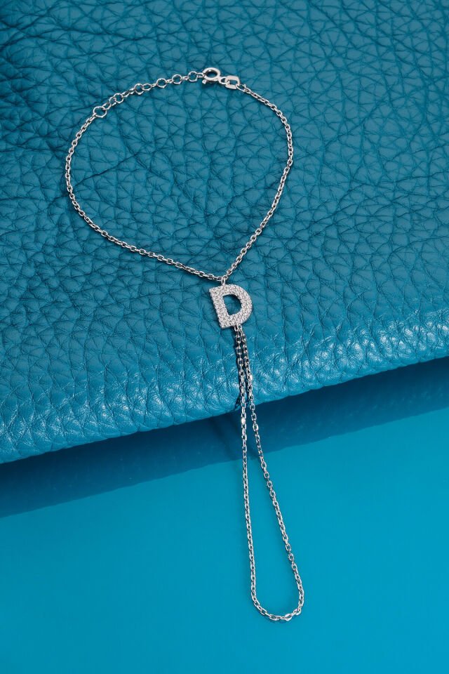 925 AYAR GÜMÜŞ ÜZERİ ALTIN KAPLAMA D HARFLİ ŞAHMERAN