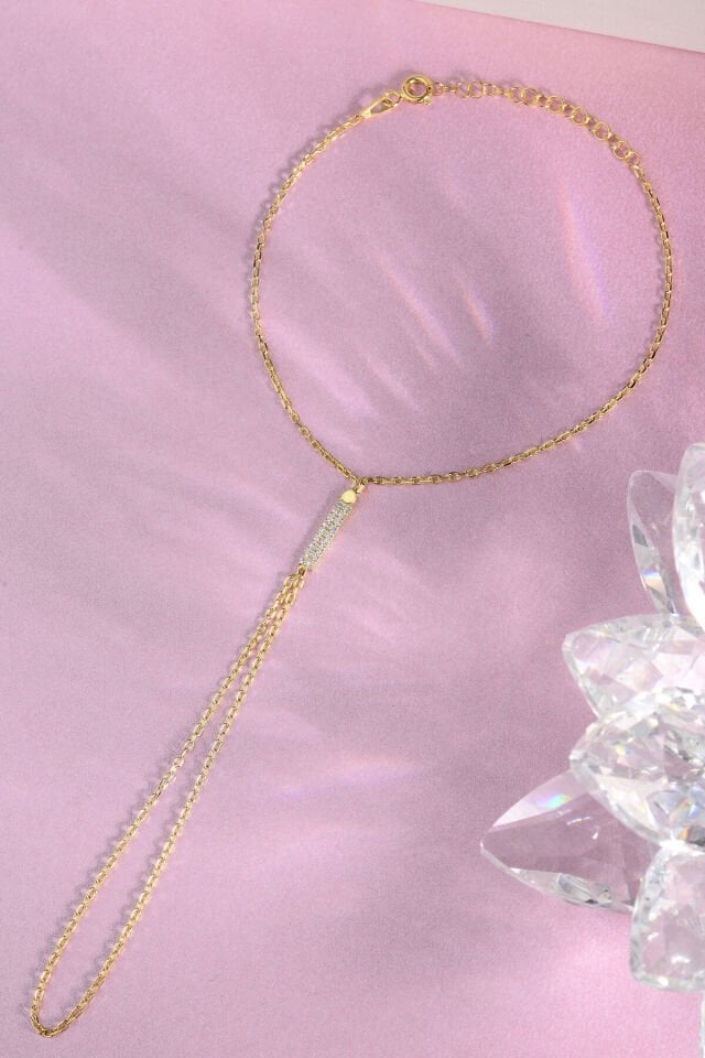 925 AYAR GÜMÜŞ ÜZERİ ALTIN KAPLAMA İ HARFLİ ŞAHMERAN