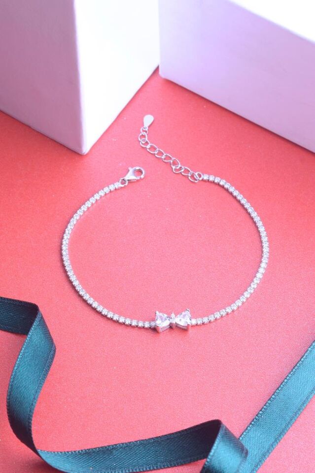 925 Ayar Gümüş Kurdele Bileklik