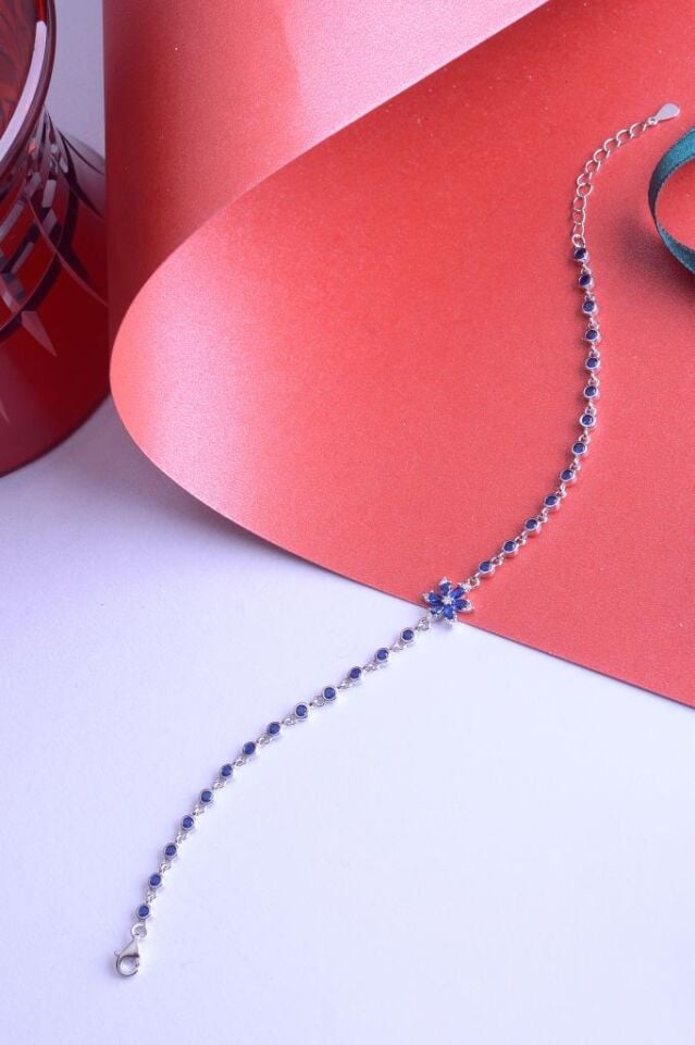 925 Ayar  Gümüş Lotus Çiçek Bileklik