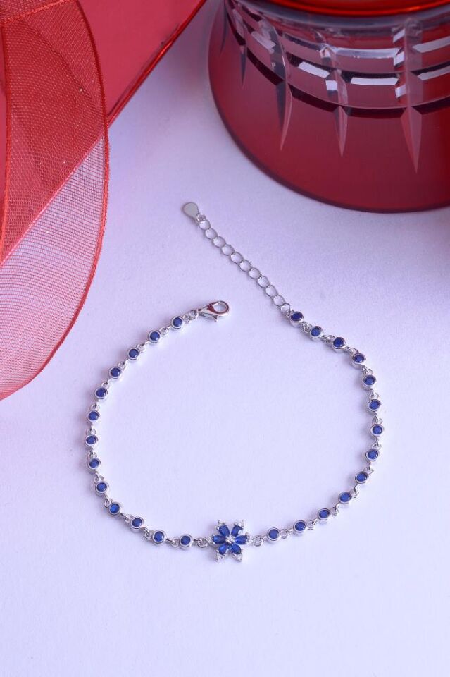 925 Ayar  Gümüş Lotus Çiçek Bileklik