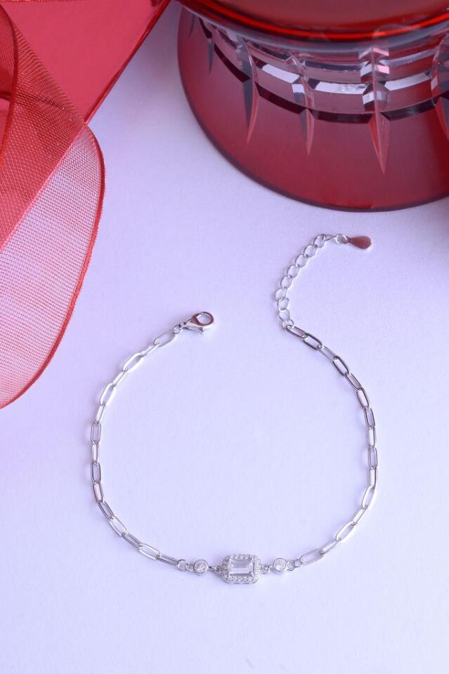 925 Ayar Gümüş  Baget Bileklik