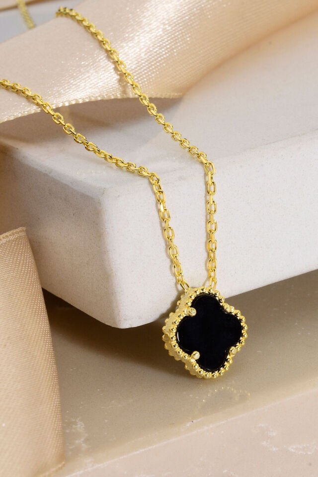 925 Ayar Gümüş Yonca Kolye