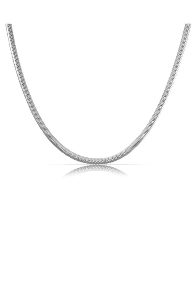 925 Ayar Gümüş İtalyan Balıksırtı Kolye