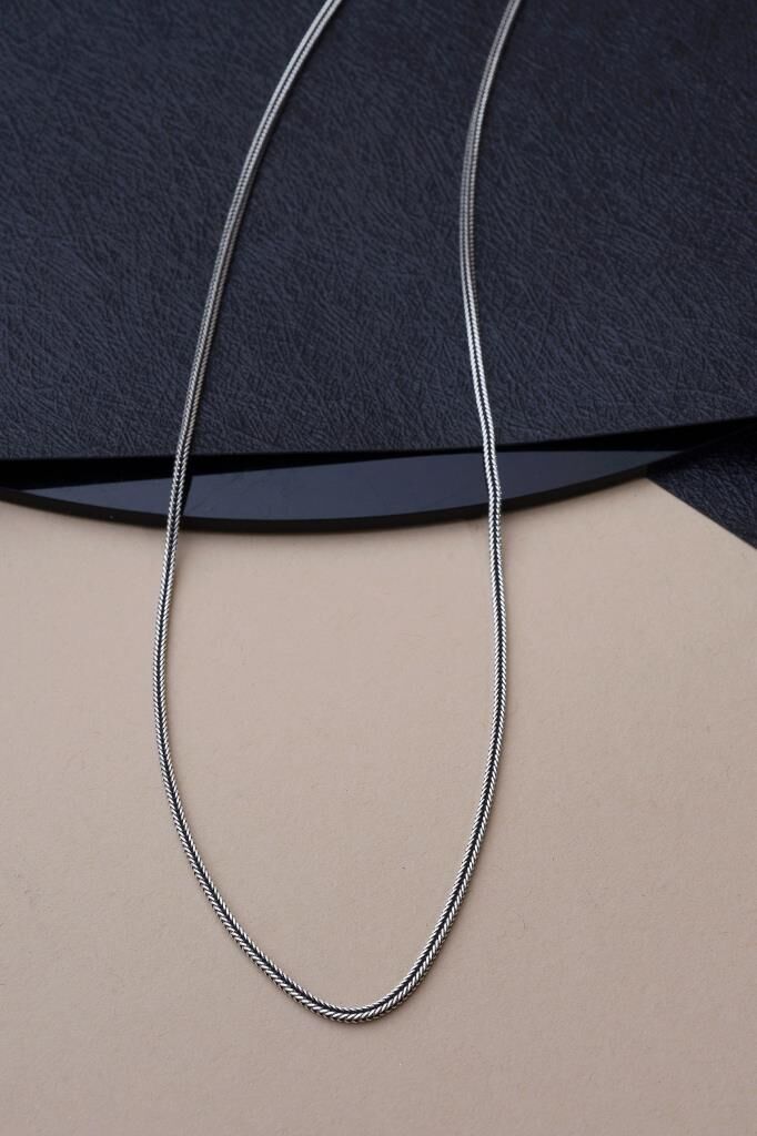 925 Ayar Gümüş Halat Zincir (Rope Chain) Erkek Kolye