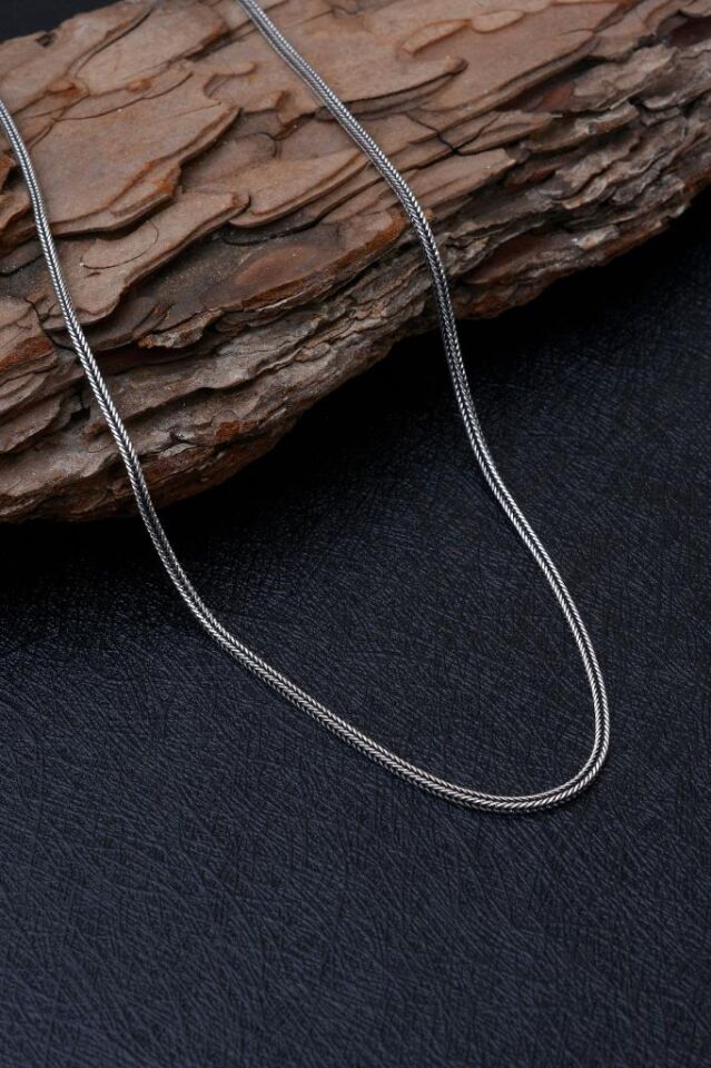925 Ayar Gümüş Halat Zincir (Rope Chain) Erkek Kolye