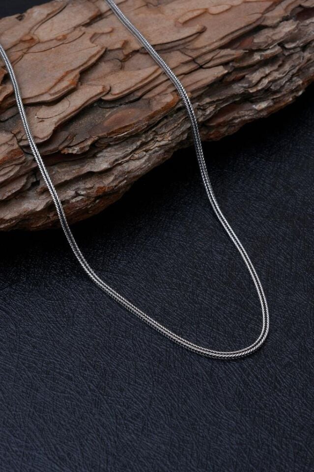 925 Ayar Gümüş Halat Zincir (Rope Chain) Erkek Kolye